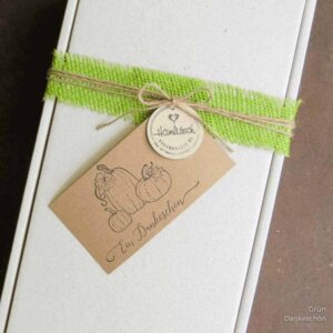 Bittersüss Box - green, Dankeschön