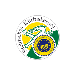 Logo Steirisches Kürbiskernöl g.g.A. (geschützte geografische Angabe)