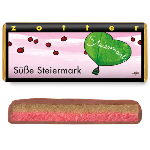 BIO Schokolade "Süße Steiermark" 70g Tafel